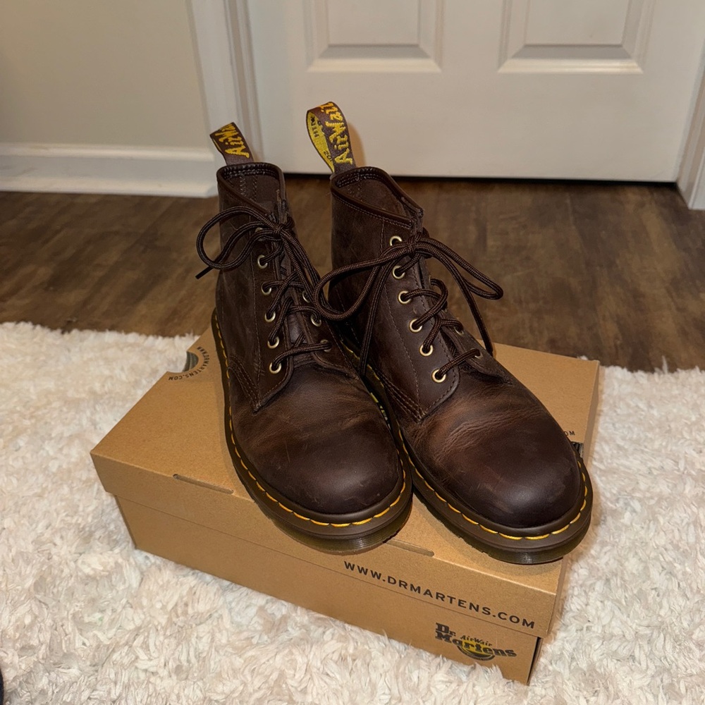 Dr. Martens 1460 Crazy Horse leather boots